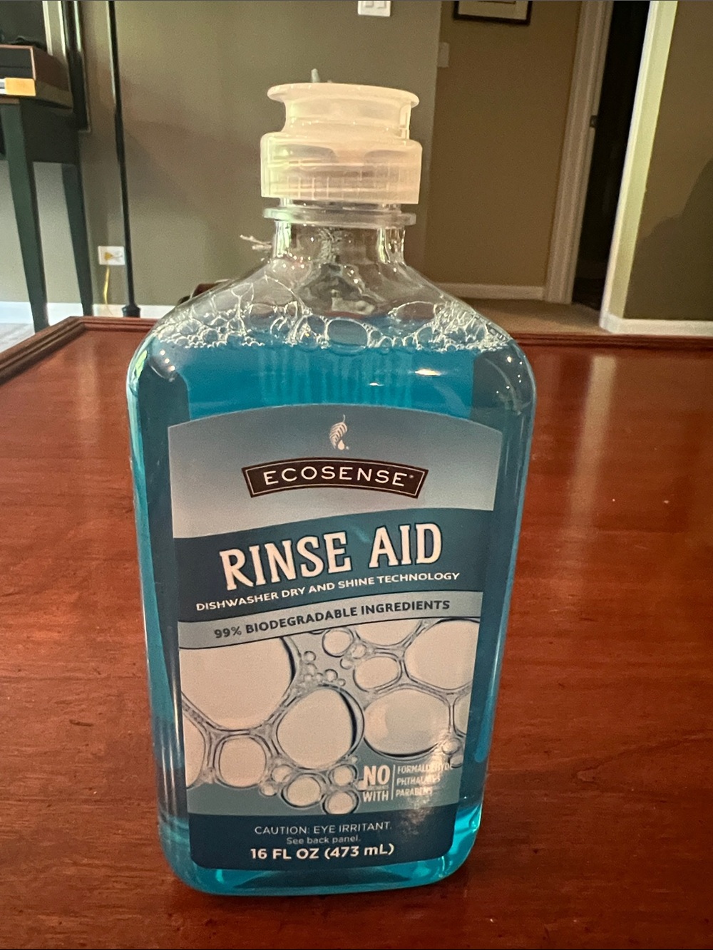 Ecosense Blue Rinse Aid - Dishwasher Dry & Shine Finish